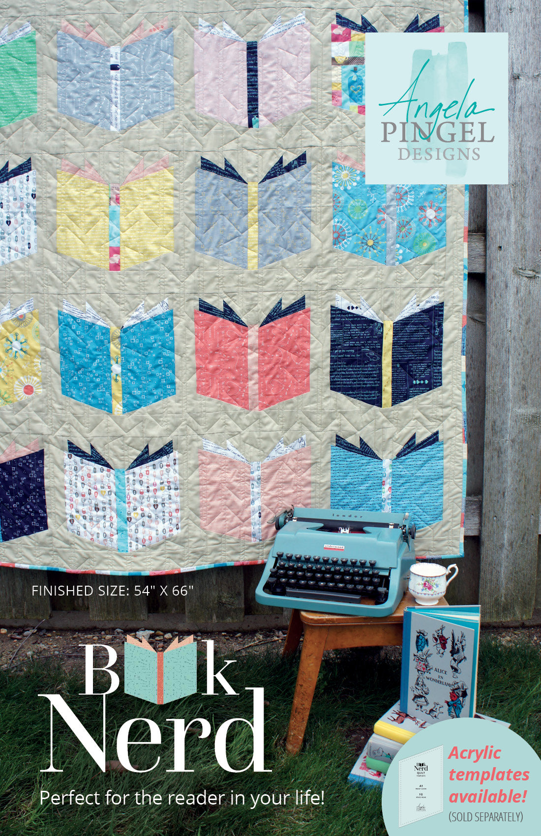 Book Nerd Quilt Pattern
