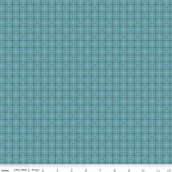Autumn Homespun C14661 Raindrop