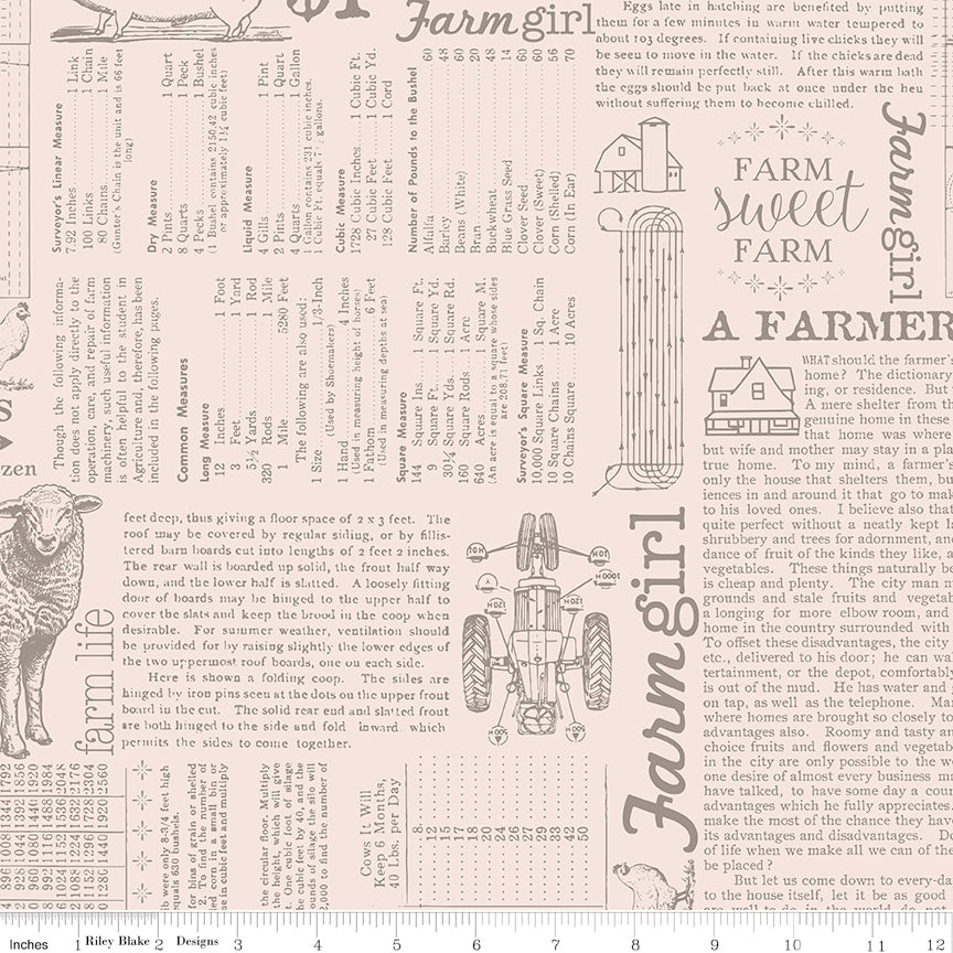 1 METER CUT Farmers Daughter C17190 Rustic