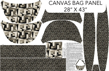 Modern Vibe Canvas Cross Body Bag Panel C28799 99