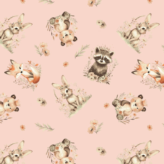 Sagebrush Babies Flannel 55250201B 03 Pink