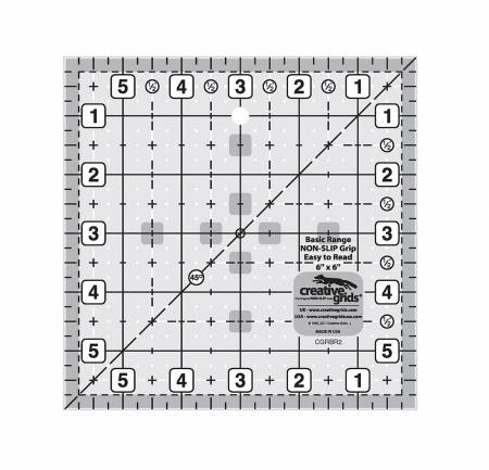 Creative Grid 6"x6" Square Ruler