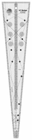 Wedge Wire Scale Ruler Creative Grid 10 Degree Wedge Ruler – Mama Bears Quilt Shoppe