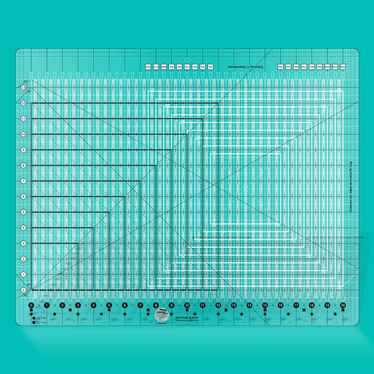 Pully Ruler XL Stripology Ruler – Mama Bears Quilt Shoppe