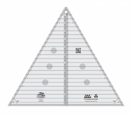 Creative Grid 60 Degree Triangle 12" Finish
