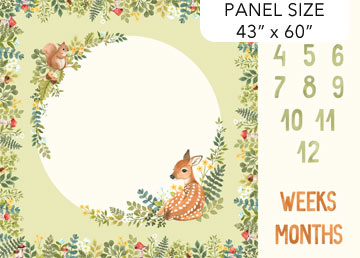 Woodland Babes Month Chart DP27165-72