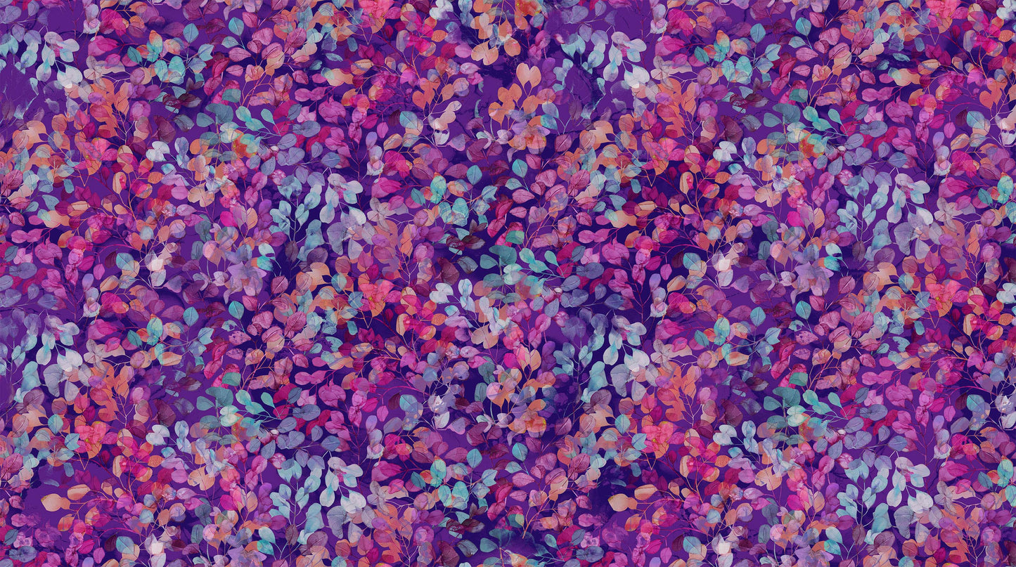 1 Meter Cut Dragonfly Dance DP27505-85 Purple