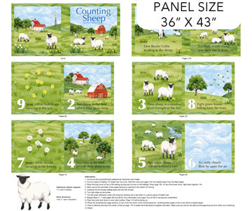 Counting Sheep Book Panel DP28477 74