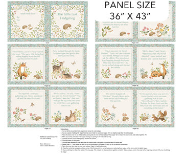 Woodland Heart Book Panel DP28728 11