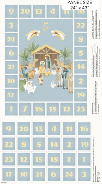 The Nativity Advent Calendar Panel DP28991 42