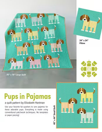 Pups in Pajamas Pattern