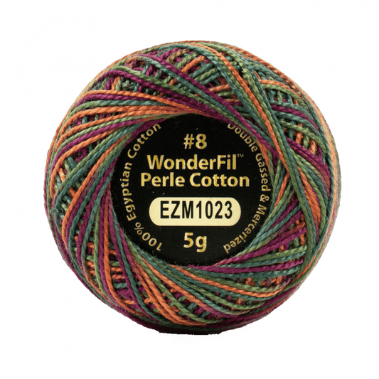 Variegated Eleganza Thread EZM1023 Silk Sari