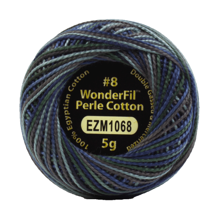 Variegated Eleganza Thread EZM1068 Avocado