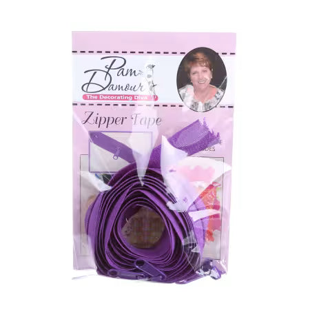 Reversible Coil Zipper Purple