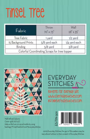 Tinsel Tree Quilt Pattern