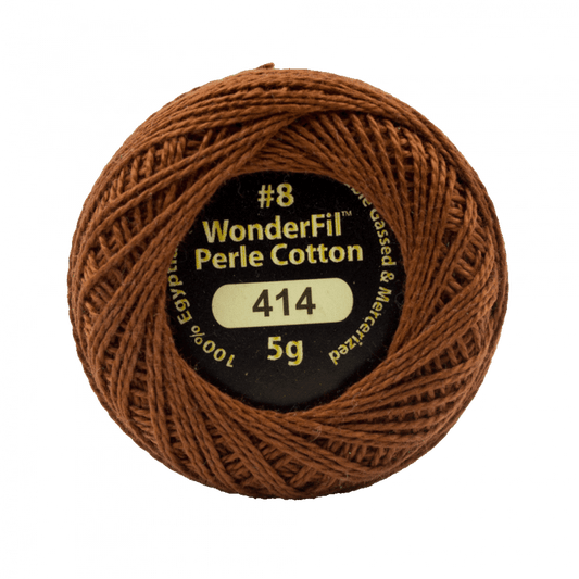 Eleganza Perle Cotton 414 Saddle Brown