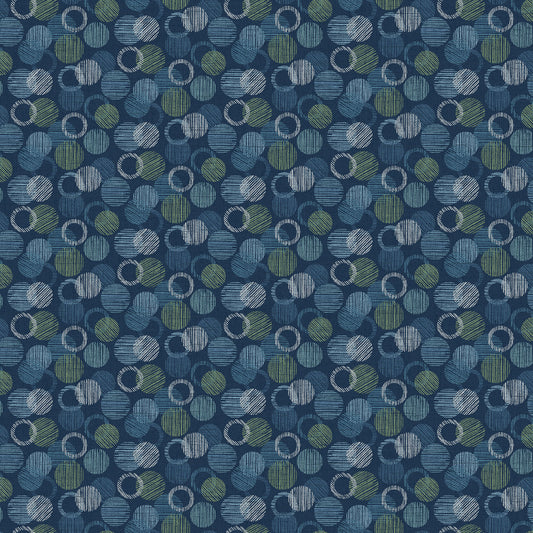 Dots & Dashes F27282-49 Navy