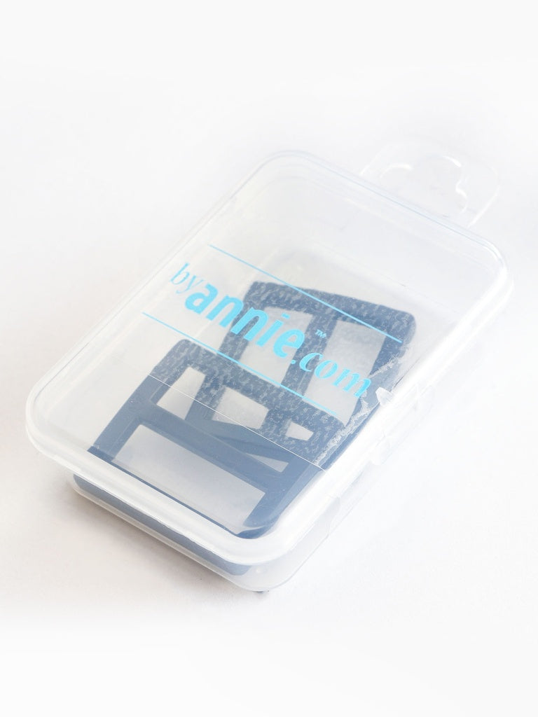 Two 1" Widemouth Sliders Black Metal