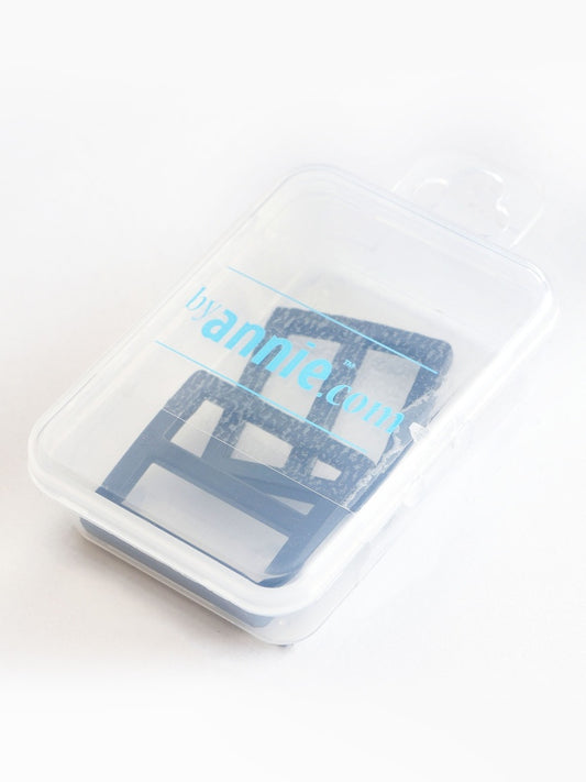 Two 1" Widemouth Sliders Black Metal