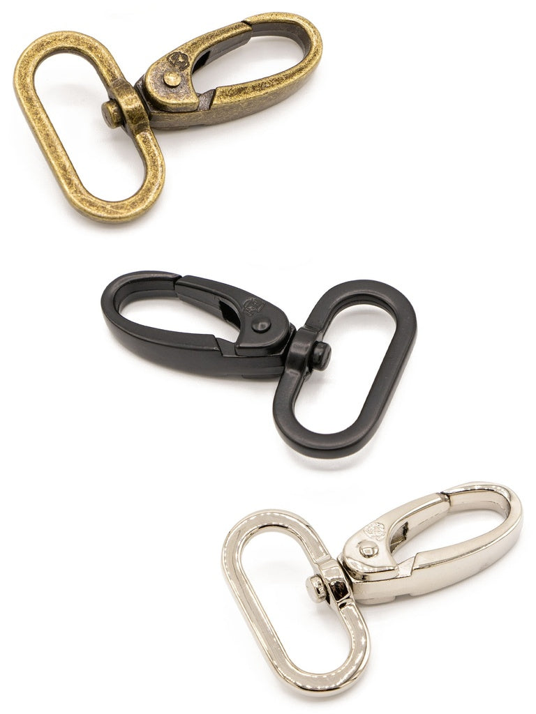 Two 1" Swivel Hooks Nickel