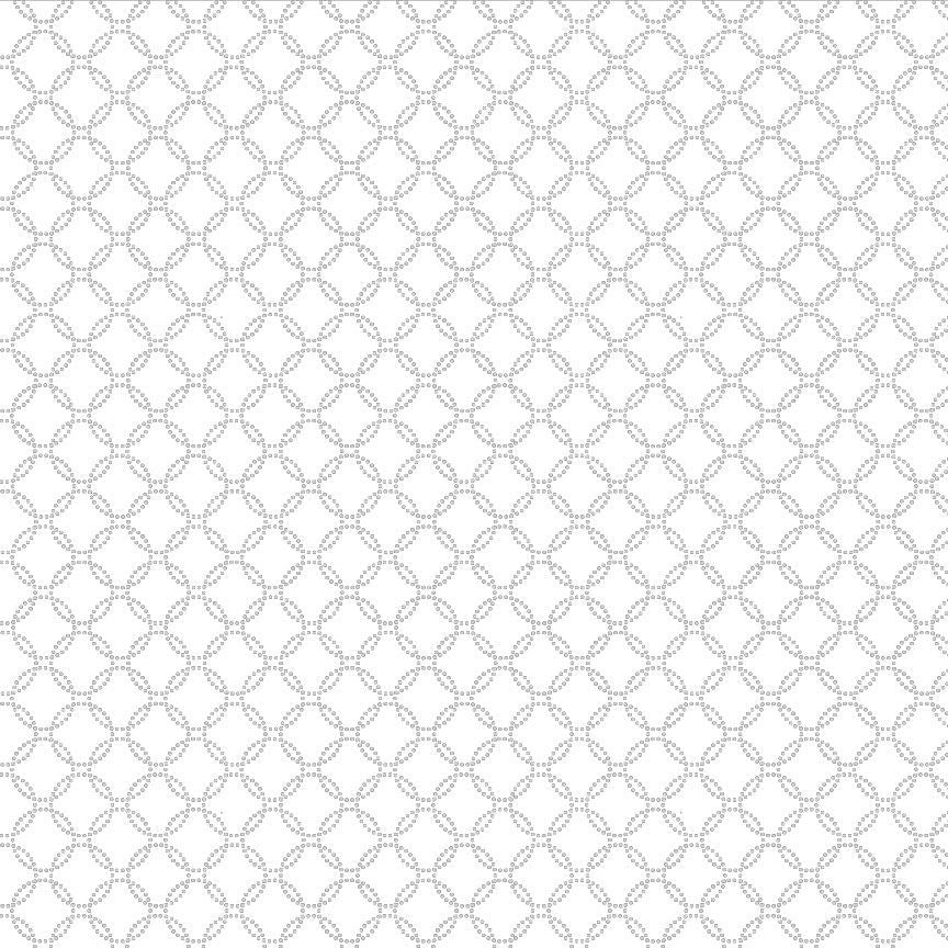 Geo Dotted Circle C3104 White