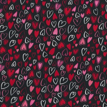 1 Meter Cut Happy Hearts 3052 13802 913