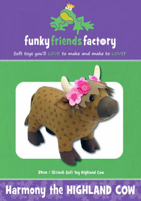 Harmony the Highland Cow Pattern