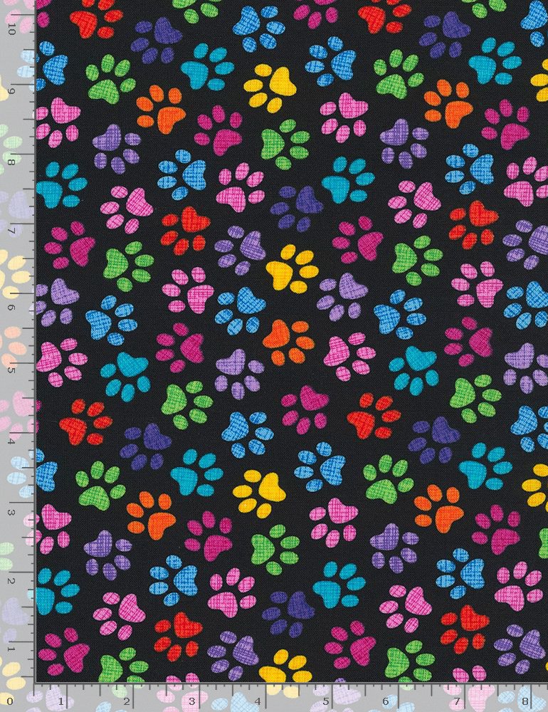 Paw Prints Black CD9328
