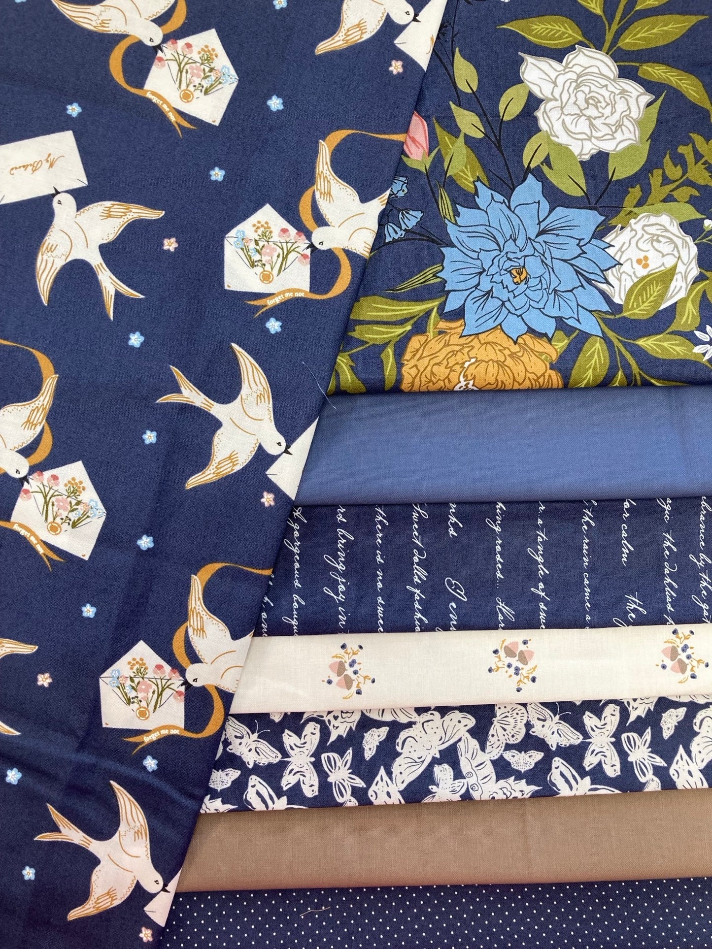 Enchantment Navy Fat Quarter Bundle