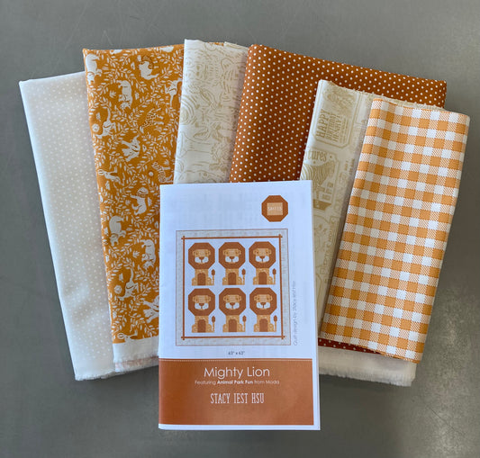 Mighty Lion Quilt Kit