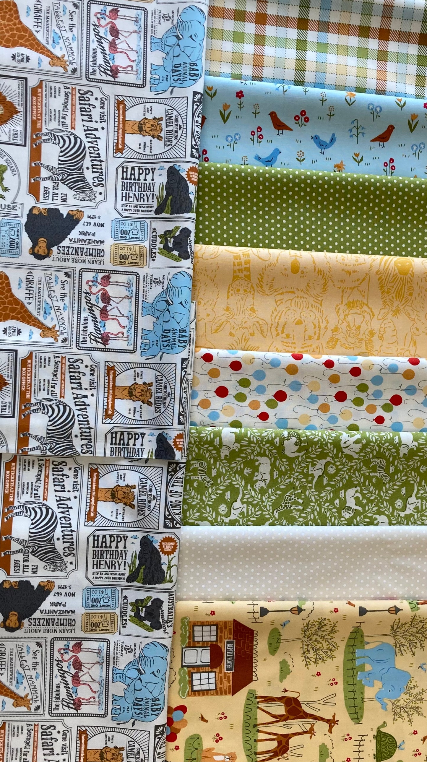 Animal Park Iguana Fat Quarter Bundle