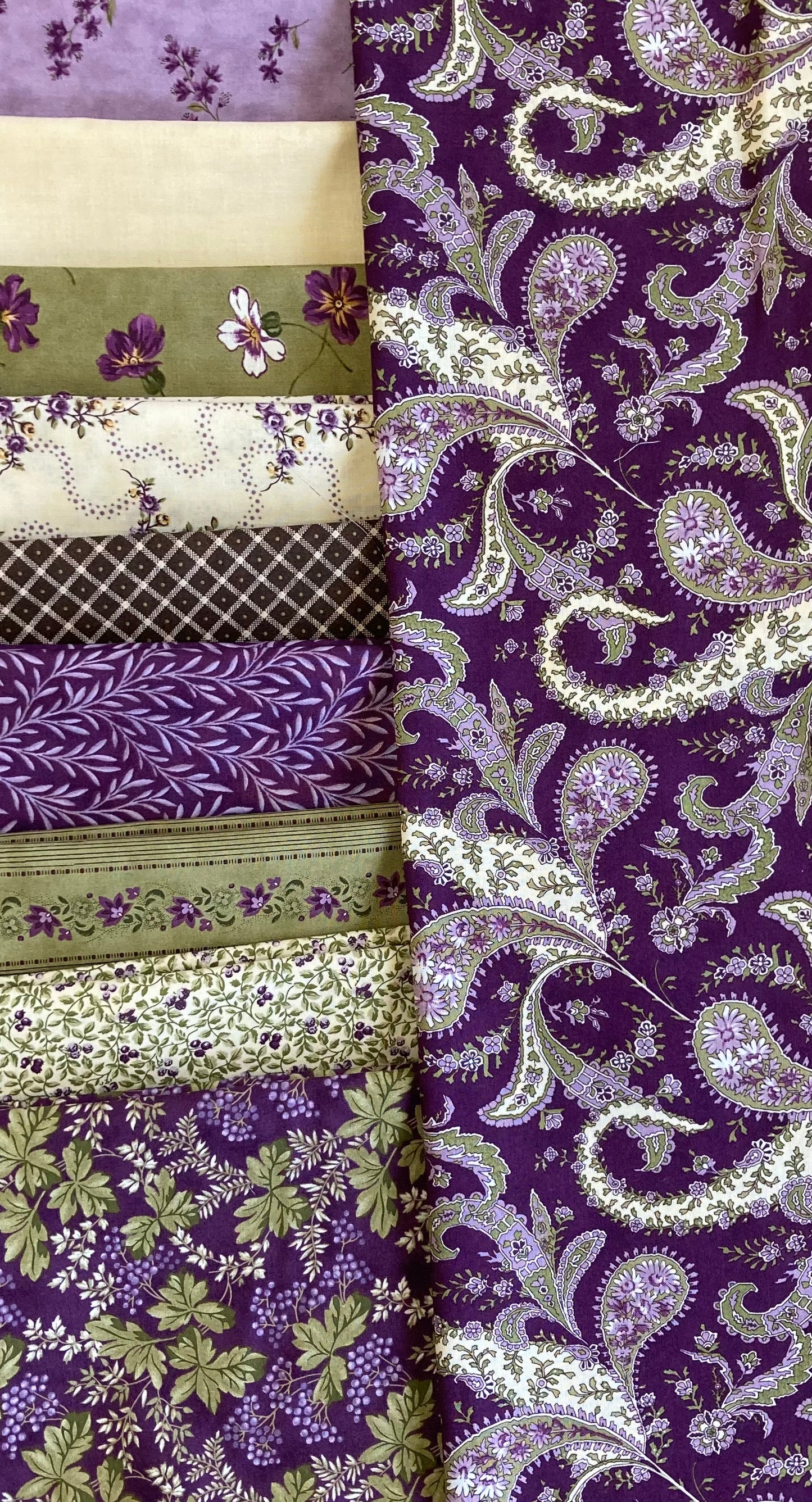 Collections For A Cause Fat Quarter Bundle Purple – Mama Bears Quilt Shoppe