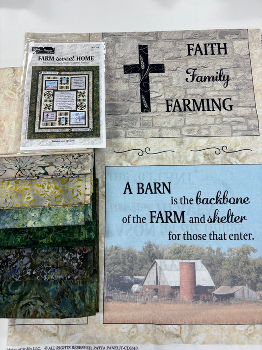 Farm Sweet Home Quilt Kit