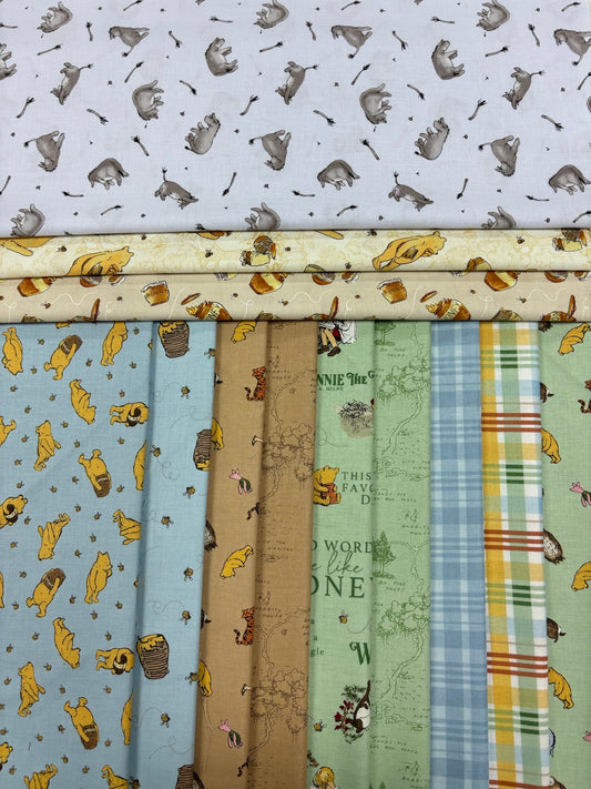 Winnie the Pooh 100 Acre Wood Fat Quarter Bundle