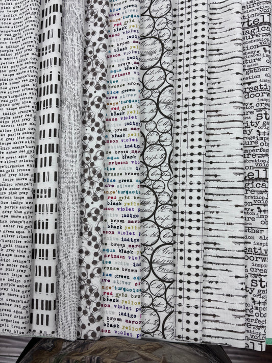 Stamped Fat Quarter Bundle