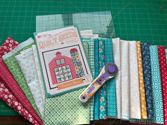 Quilt Seeds Winter Barn Quilt Kit