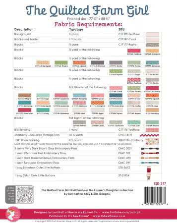 The Quilted Farm Girl Pattern