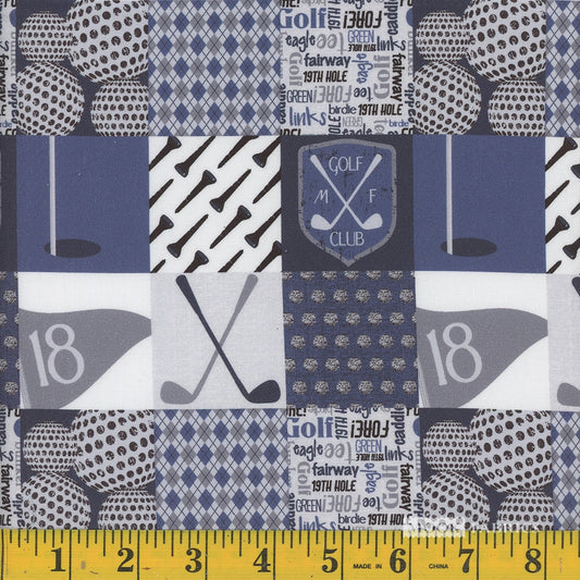 Golf Patchwork Retro
