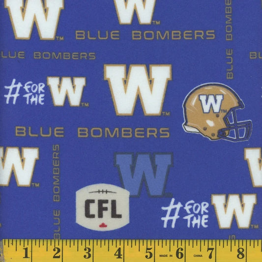CFL Winnipeg Blue Bombers Flannel 1392BLUE 141961