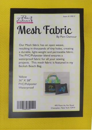 Yellow Vinyl Mesh