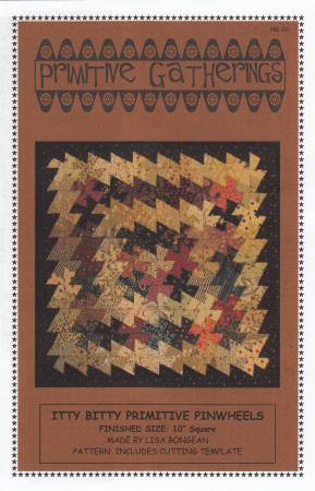 Itty Bitty Primitive Pinwheels Pattern