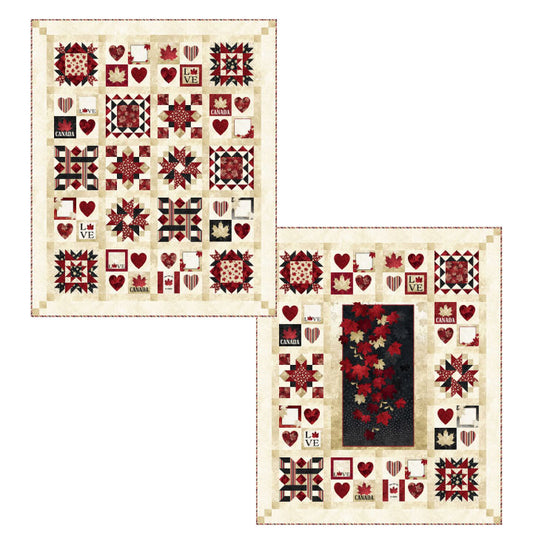 With Glowing Hearts Pattern