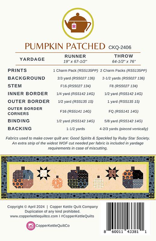 Pumpkin Patched Runner Pattern