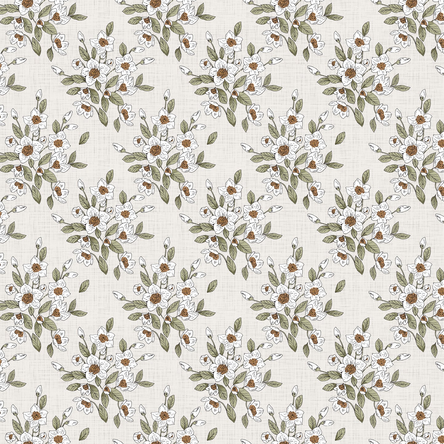 BOLT END 18.5" Grassland Floral Cream RC90919-12