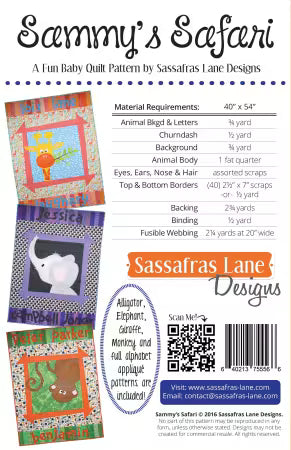 Sammy's Safari Quilt Patterns