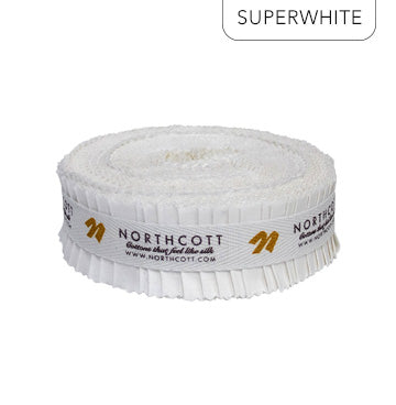 Northcott Jelly Roll Superwhite SCWWT40 10