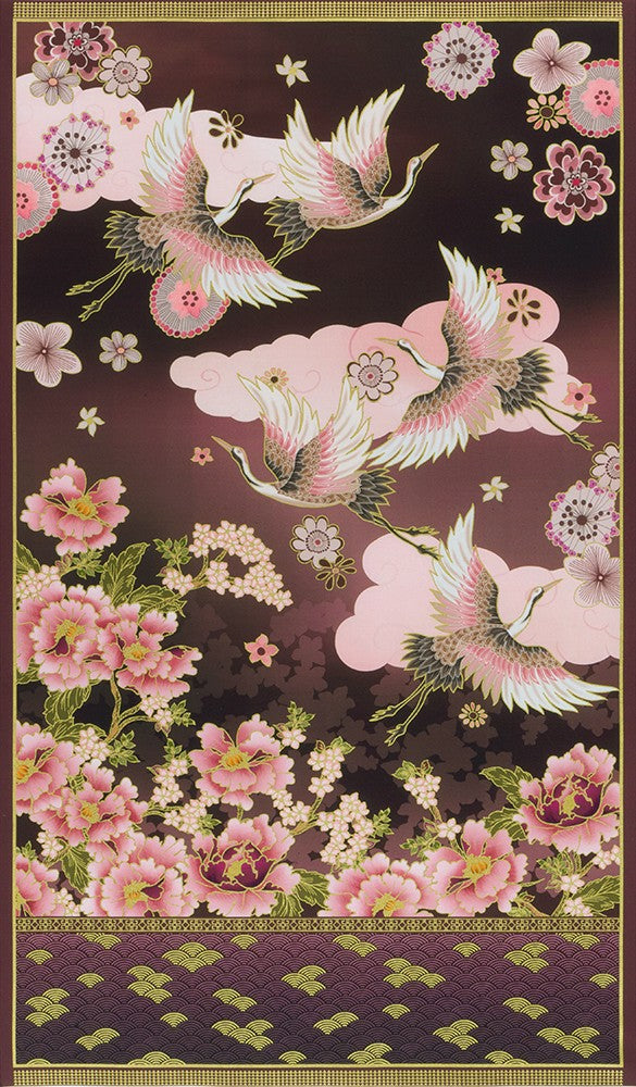 Graceful Cranes Panel SRKDM 23501 24