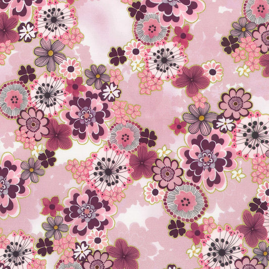 Graceful Cranes SRKD 23508 416 Pearl Pink