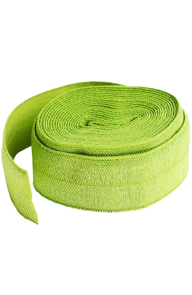 Fold over Elastic Apple Green