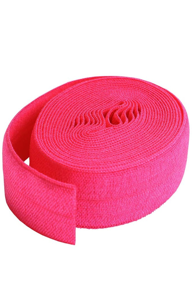 Fold over Elastic Lipstick Pink